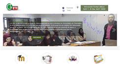 Desktop Screenshot of cte.univ-setif.dz